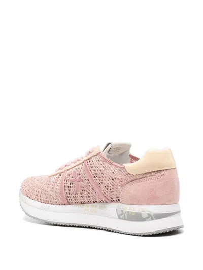 Shop Premiata 'conny 6703' Sneakers In Pink