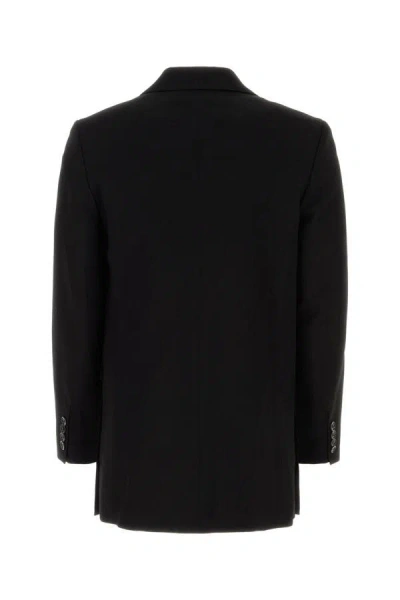 Shop Ami Alexandre Mattiussi Ami Man Black Wool Blazer