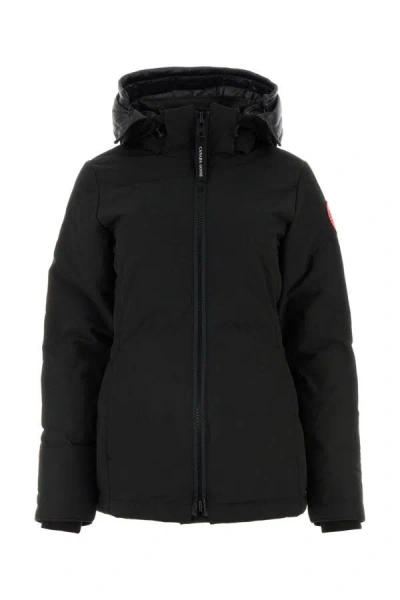 Shop Canada Goose Woman Black Polyester Blend Chelsea Down Jacket