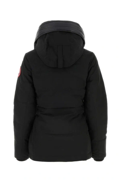 Shop Canada Goose Woman Black Polyester Blend Chelsea Down Jacket