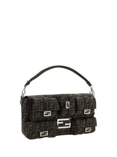 Shop Fendi Men Baguette Handbag In Multicolor