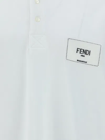 Shop Fendi Men Polo Shirt In Multicolor