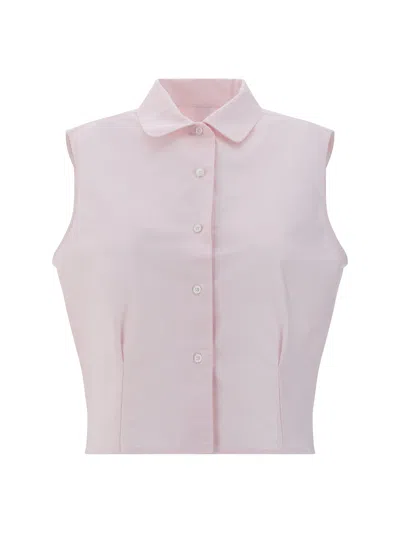 Shop Thom Browne Women Sleveless Shirt In Multicolor