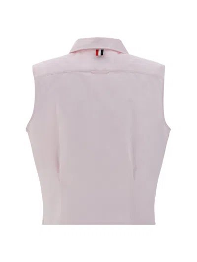Shop Thom Browne Women Sleveless Shirt In Multicolor