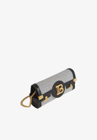 Shop Balmain B-buzz 23 Clutch Bag In Black
