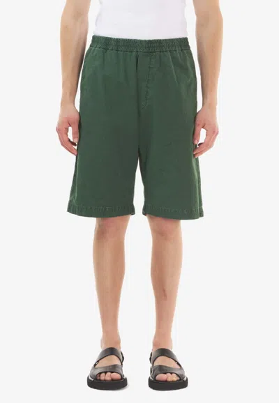 Shop Barena Venezia Canariol Garzoto Bermuda Shorts In Green
