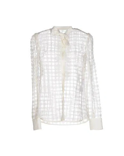 Shop Red Valentino Shirts In White