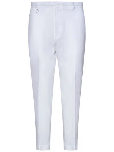 Shop Golden Craft Trousers In Bianco