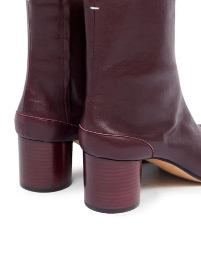 Shop Maison Margiela Boots In Red