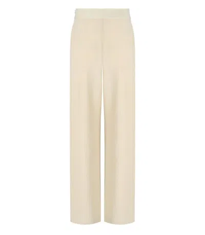 Shop Stine Goya Ciara Ivory Wide Leg Trousers