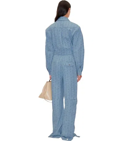 Shop Stine Goya Louisiana Denim Jumpsuit In Blue