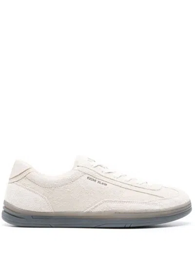 Shop Stone Island Sneakers Rock Shoes In White