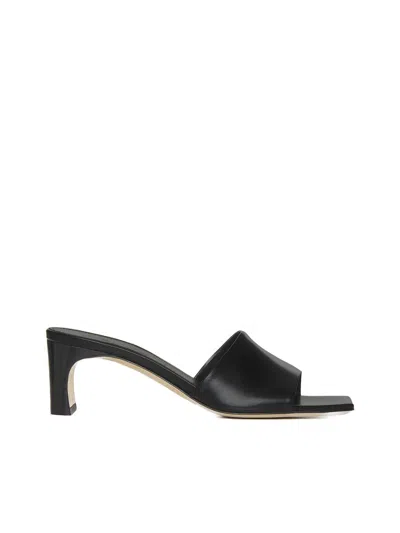 Shop Aeyde Sandals In Black