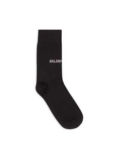 Shop Balenciaga Socks With Rhinestones Clothing In Black