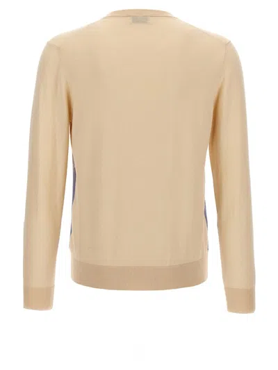 Shop Ballantyne 'argyle' Sweater In White