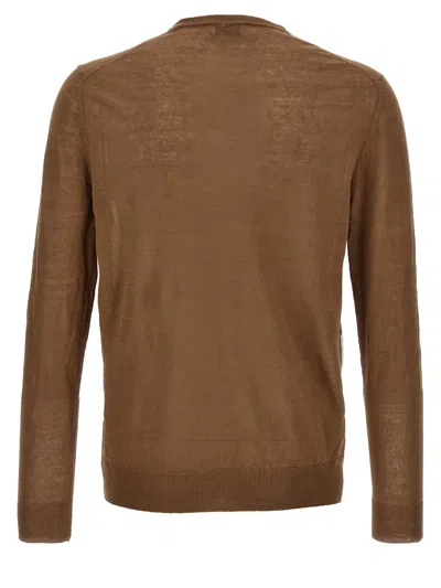 Shop Ballantyne 'argyle' Sweater In Brown