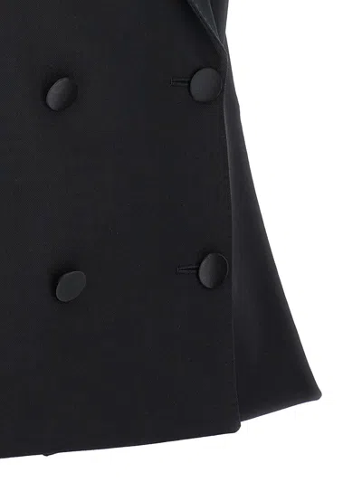 Shop Dolce & Gabbana Double-breasted Vest In Black