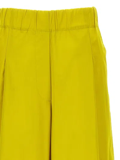 Shop Dries Van Noten 'pila' Trousers In Yellow
