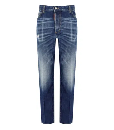Shop Dsquared2 Boston Medium Blue Jeans