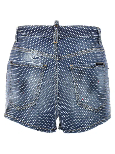 Shop Dsquared2 'hollywood' Shorts In Blue
