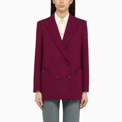 Shop Blazé Milano | Everynight Purple Wool Jacket