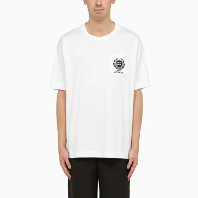 Shop Givenchy | White Cotton T-shirt With Logo