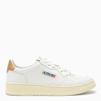 Shop Autry | Medalist White/bronze Sneakers In Multicolor