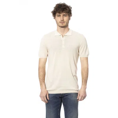 Shop Distretto12 Beige Cotton Polo Shirt