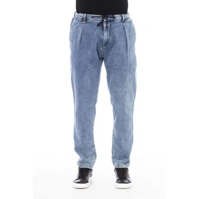 Shop Distretto12 Blue Cotton Jeans & Pant