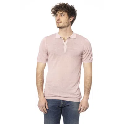 Shop Distretto12 Pink Cotton Polo Shirt