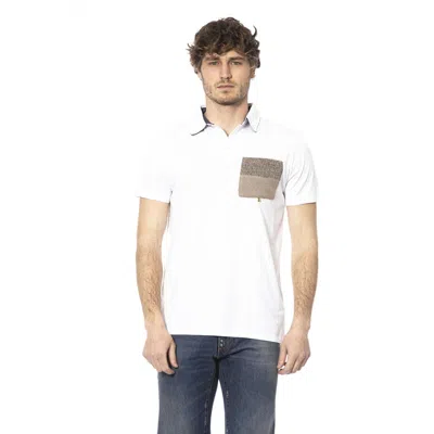 Shop Distretto12 White Cotton Polo Shirt