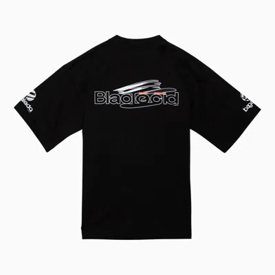 Shop Balenciaga Ai Generated Medium Fit Black/white T-shirt