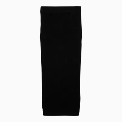 Shop Balmain Skirt With Buttons In Black