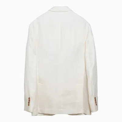 Shop Brunello Cucinelli Single-breasted Jacket In White