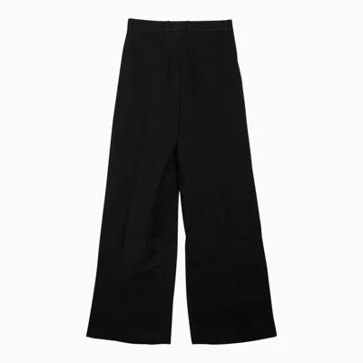 Shop Chloé Wide Trousers In In Black