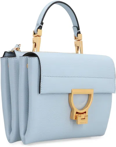 Shop Coccinelle Arlettis Leather Handbag In Blue
