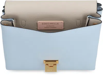 Shop Coccinelle Arlettis Leather Handbag In Blue