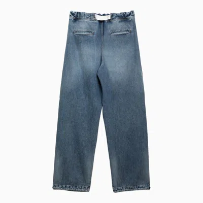 Shop Darkpark Jordan Denim Wide Jeans In Blue