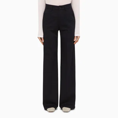 Shop Department 5 Misa Navy Wide Trousers In Blue