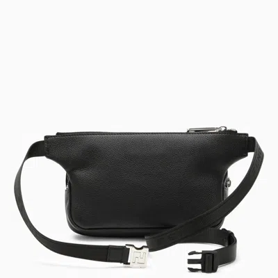 Shop Fendi Belt Bag With Logo In Black