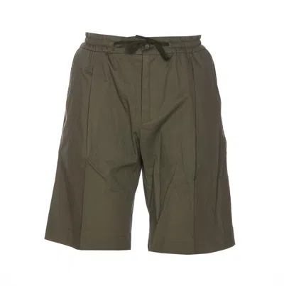 Shop Hōsio Hosio Shorts In Verde
