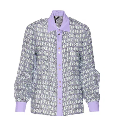 Shop Liu •jo Liu Jo Shirts In Purple
