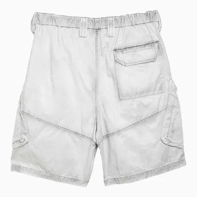 Shop Miharayasuhiro Maison Mihara Yasuhiro Light Cotton-blend Bermuda Shorts In Grey