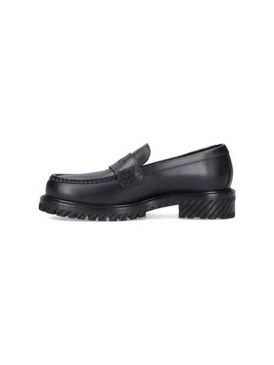 Shop Off-white Flat Shoes In Black