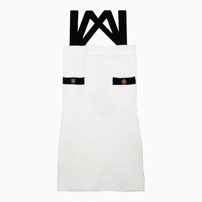 Shop Patou Dress With Crossed Straps In White