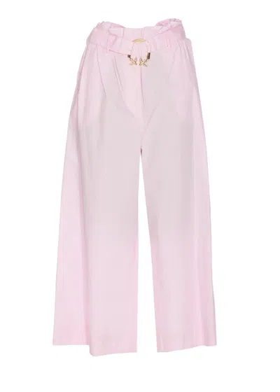 Shop Pinko Trousers In Rosa