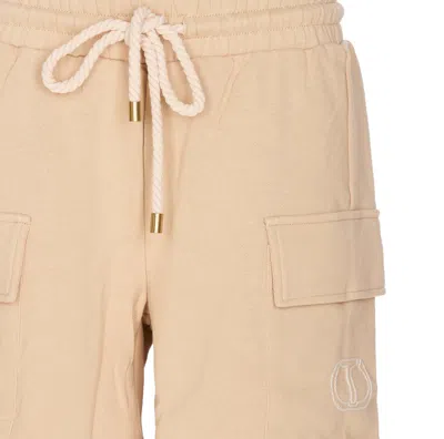 Shop Twinset Twin-set Shorts In Beige