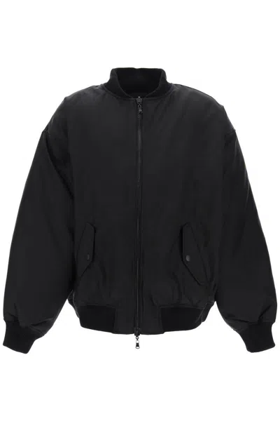 Shop Wardrobe.nyc Reversible Bomber Jacket In Black