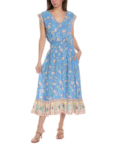 Shop Walker & Wade Allison Maxi Dress In Blue