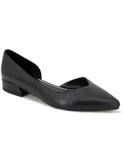 Shop Kenneth Cole Carolyn Womens Leather Pointed Toe D'orsay Heels In Black